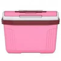 Caixa Térmica Termolar 8 L Rosa Carnaval com Vermelho Metrópole SUV