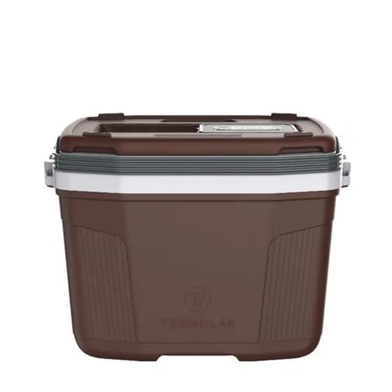 RECIPIENTE TERMICO CAIXA TERMICA 20L MARROM