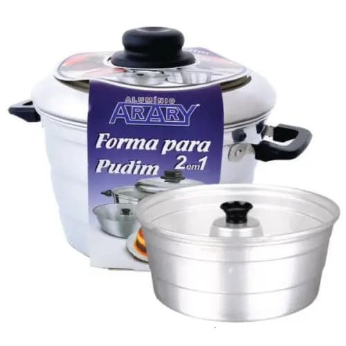 REFORCADA FORMA PUDIM 2 PCS  3,2 LTS