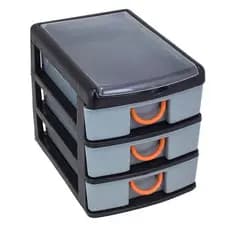 Organizador Gaveteiro 3 Gavetas - 14x19,5x16 Cm
