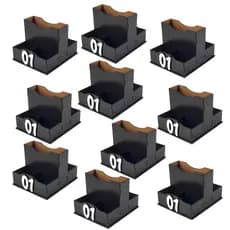 Porta Guardanapos E Sachês Para Bar E Lanchonete . Kit Com 10 Peças