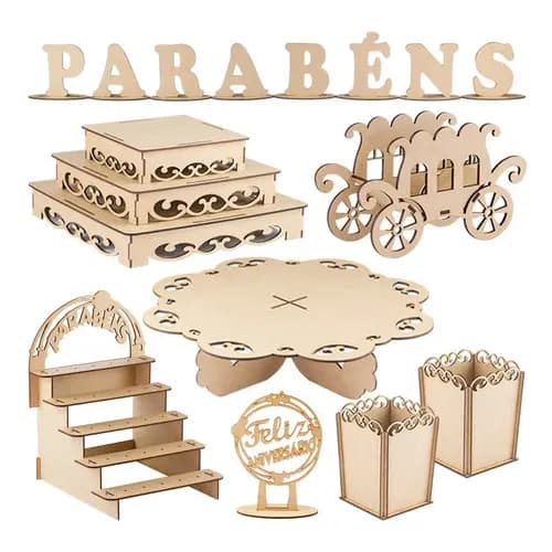 Kit Festa Provençal Decoração Mesa Nova Opção