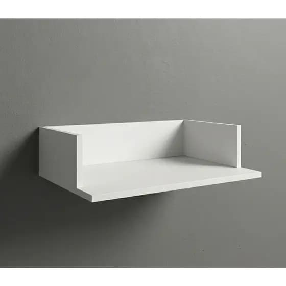 Nicho Suporte Para Micro-ondas MDF 15mm Reforçado Parede Prateleira Suspenso Organização Cozinha Cantoneira Aço