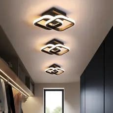 Luminária de Teto Pendente Arandela 3 Cores em 1 Luz Lustre De Teto Led Bivolt Sala de Estar Jantar