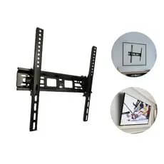 Suporte Para Tv Inclinável 32" a 55" Qled Oled Lcd Led Universal Samsung LG 32 40 42 43 47 50 52 55 polegadas de Parede
