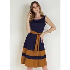 Vestido Midi - Vestido de Malha - Vestido Regata
