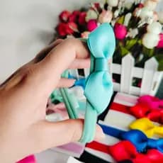 Kit  3 faxinha para Bebês de 0  a 2 Anos/Meus primeiros lacinhos/Laços folha
