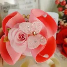 Laço Jardim Encantado/Laço Luxo/Laço no bico de Pato/Laço infantil/Laço flor/Laço Borboleta
