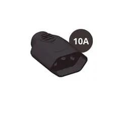 Plug Fêmea 10A Tomada 2P+T Ilumi 1432