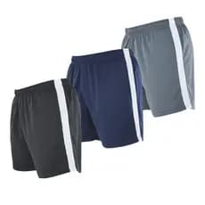 Kit 3 Fit Bermuda Masculina Fit para Treino e Academia Garra Sport Wear