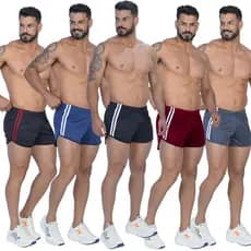 Kit 5 Short Masculino Curto Dry Fitness Bermuda Academia Atividade Física