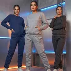 Conjunto Moletom Feminino Blusa e Calça de Frio Flanelado Peluciado Garra Sport Wear