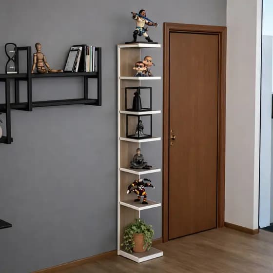 Torre De Prateleiras Estante 170cm Para Quarto Escritorio Decoração