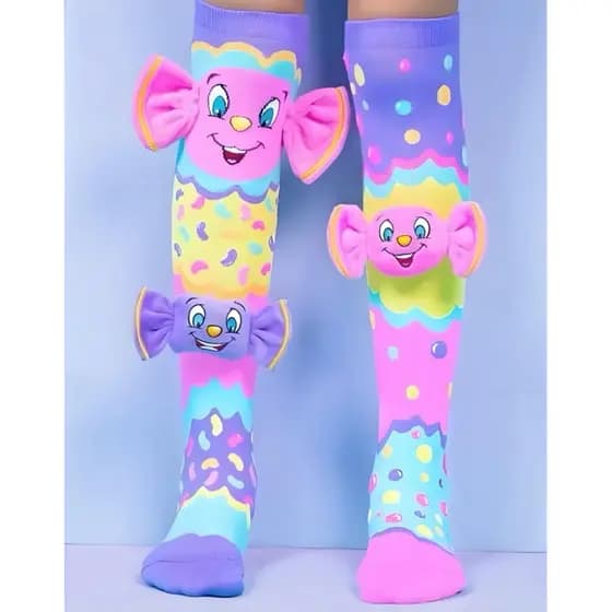 meia divertida 3D infantil menino e menina juvenil Stich meia girafinha bala