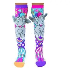 Meia Infantil 3D Divertida meia maluca Juvenil Colorida Criança Menina e Menino - pronta entrega ENVIO IMEDIATO