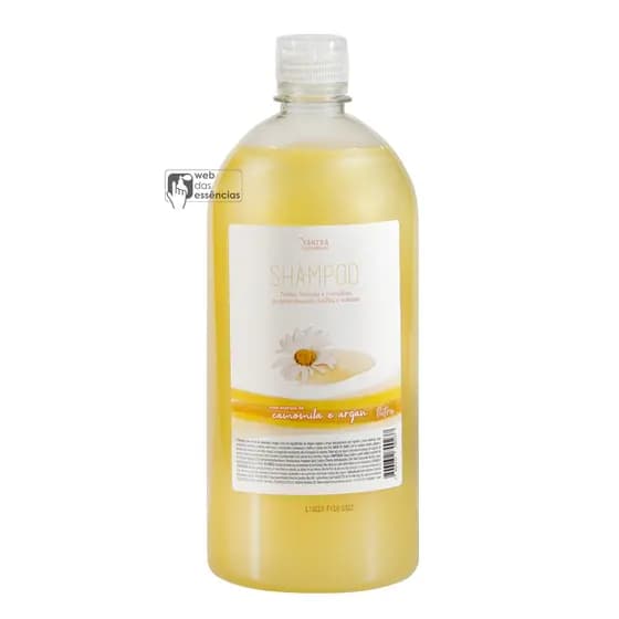 Shampoo Camomila e Argan - 1 Litro -  Yantra cosméticos -