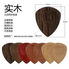 2.7mm madeira maciça palhetas de guitarra acústica Ukulele Universal picaretas de madeira 26.3.22