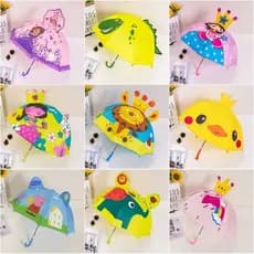 Bonito dos desenhos animados Mini brinquedo do bebê guarda-chuva guarda-sol princesa pequeno guarda-chuva masculino femi