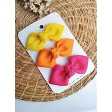 kit 3 Laços Infantil Delicado Laço pequeno para Bebês e Criança Parzinhos de Laço para Crianças Laço Infantil Dia a Dia
