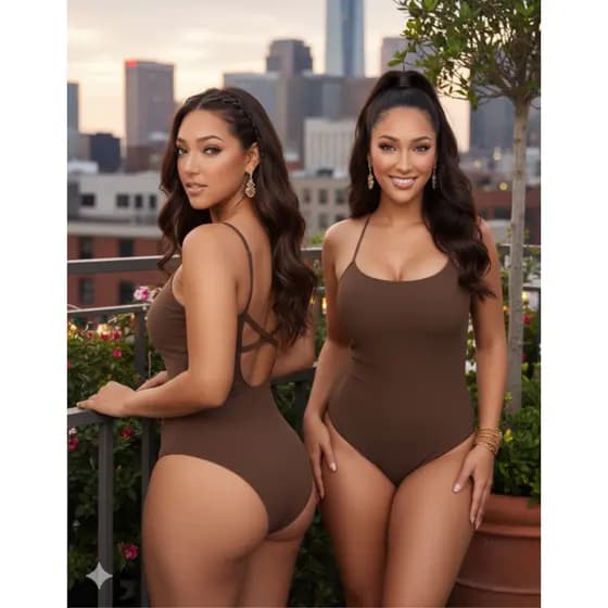 Body Feminino Regata Alcinha Costas Cruzadas Canelado Maiô Moda Verão