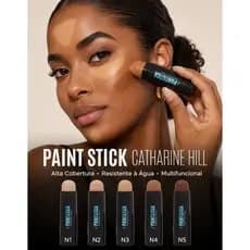 Paint Stick Catharine Hill Base Bastão Tom de Pele Alta Cobertura e Ébano