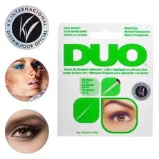 Cola Para Cílios Postiços DUO Preta Incolor Secagem Rápida