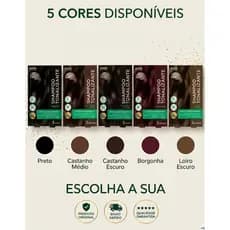 Shampoo Tonalizante Color Change Cobre Brancos Barba Cabelo unitário ou kit