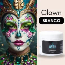 Clown Make Up Carnaval Festa Junina Holloween Palhaço Teatro Maquiagem Artística 60g ou 10g Catharine Hill