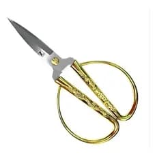 Tesoura De Costura Asa Retro Vintage Dourada 15cm Lanmax  - Dourada