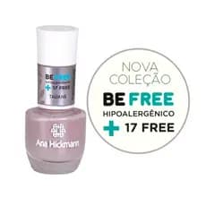 Kit c/2 Esmalte Ana Hickmann Bege Be Free Tauane Hipoalergênico coleção be free
