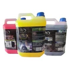 Kit Lavagem Shampoo Cera + Limpa Baú + Solupan 5L - Ortemax 5 Litros