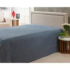 Colcha Cobre Leito Cama de Casal Padrão 2,00m x 2,20m Cores Lisas - 1 PEÇA