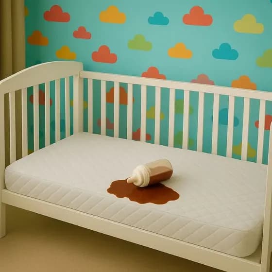 Capa Protetora De Colchão Berço Impermeável e Matelado Quarto Bebê Infantil Resistente