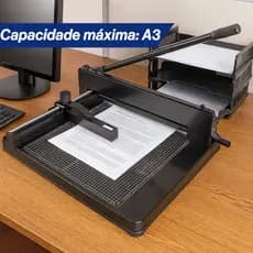guilhotina semi industrial Corta Papel A3 corta ate 400 Folhas Profissional para Grafica Papelaria 😁