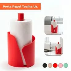 Porta Papel Toalha Suporte Mesa Luxo Decoração Organizador de Cozinha