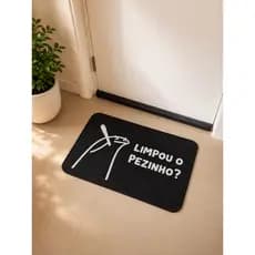 Tapete de Entrada Porta Estampas Divertidas Antiderrapante