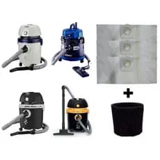 Kit 6 Sacos Descartáveis Aspirador De Pó Arno Ar12 / H2PO Água E Pó + Filtro