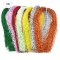 Flashbou Unitário Cristal Flash Streamer Atado Pesca Iscas Fly