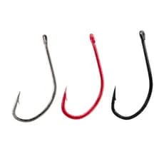 Kit 60 Anzol Maruseigo Pesca Preto Prata Ou Vermelho N°10 N°12 N°14 ou N°16 Deyu Pesca de Praia Pesqueiro