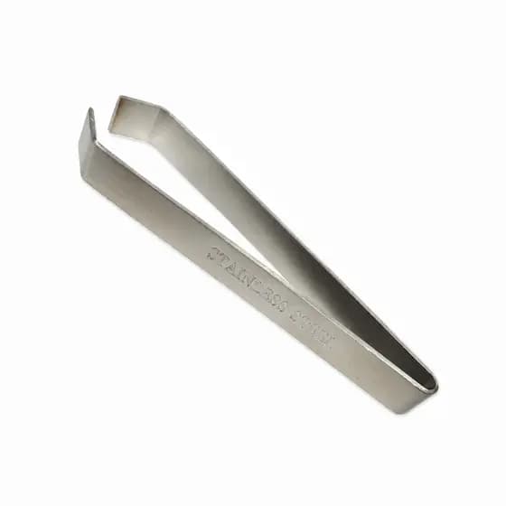 Pinça Culinária Diagonal Inox 11cm Retirar Espinhas Peixe Inox