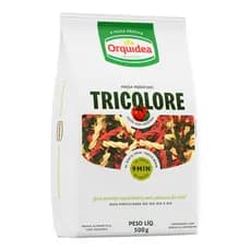Macarrão Fusilli Parafuso Tricolor Vegetais 500g Orquidea
