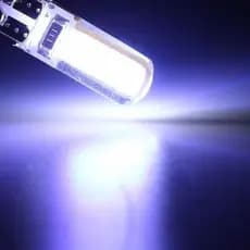 Lâmpada Pingo T10 Cob 6000k Xenon Torpedo Farol Branca Carro PAR 2 UNIDADES