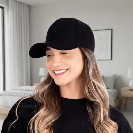 Boné Feminino Premium Liso Aba Curvada e Design Minimalista Perfeito Para Qualquer Look de Verão
