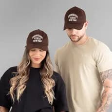 Boné Brooklyn Unissex Retrô com Regulagem Boné Bordado New York Aba Curva Estiloso e Confortável