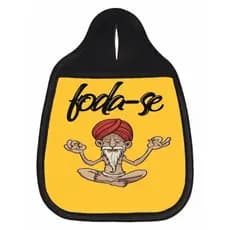 Lixinho Para carro Personalizado Estampa Monge Fod* Se Lixeira Para Câmbio
