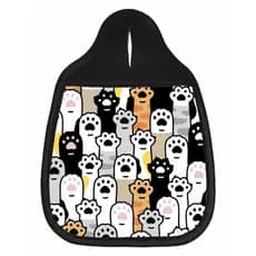 Lixeira Para Carro Lixinho Personalizado Patinhas de Pet Fofinhas