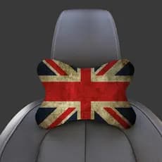 Travesseiro Para Banco de Carro Apoio Almofada De Cervical Bandeira da Inglaterra