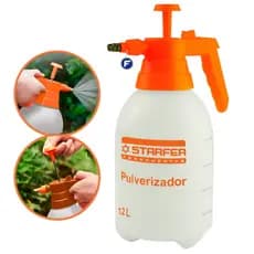Pulverizador Spray 1,2 Litros Alta Pressão Com Trava Jardinagem Borrifador Multiuso Plantas Limpeza