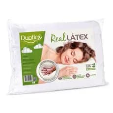 Travesseiro Real Latex 50x70cm - 100% Latex - Duoflex