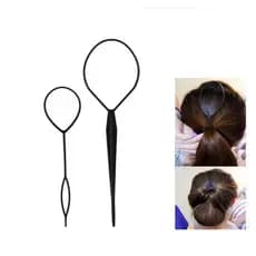 2 Entrelaçador Agulhas Modeladoras de Cabelos Ideal Para Rabo de Cavalo e Penteados meiustar acessorios